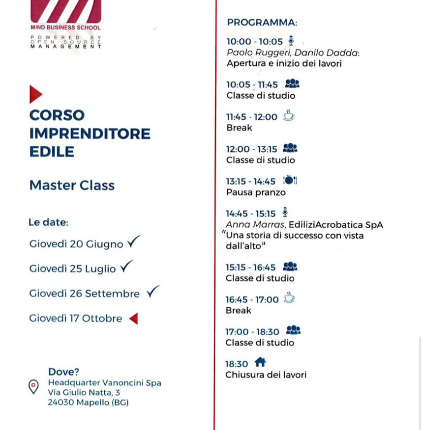 corso imprenditore edile mbs