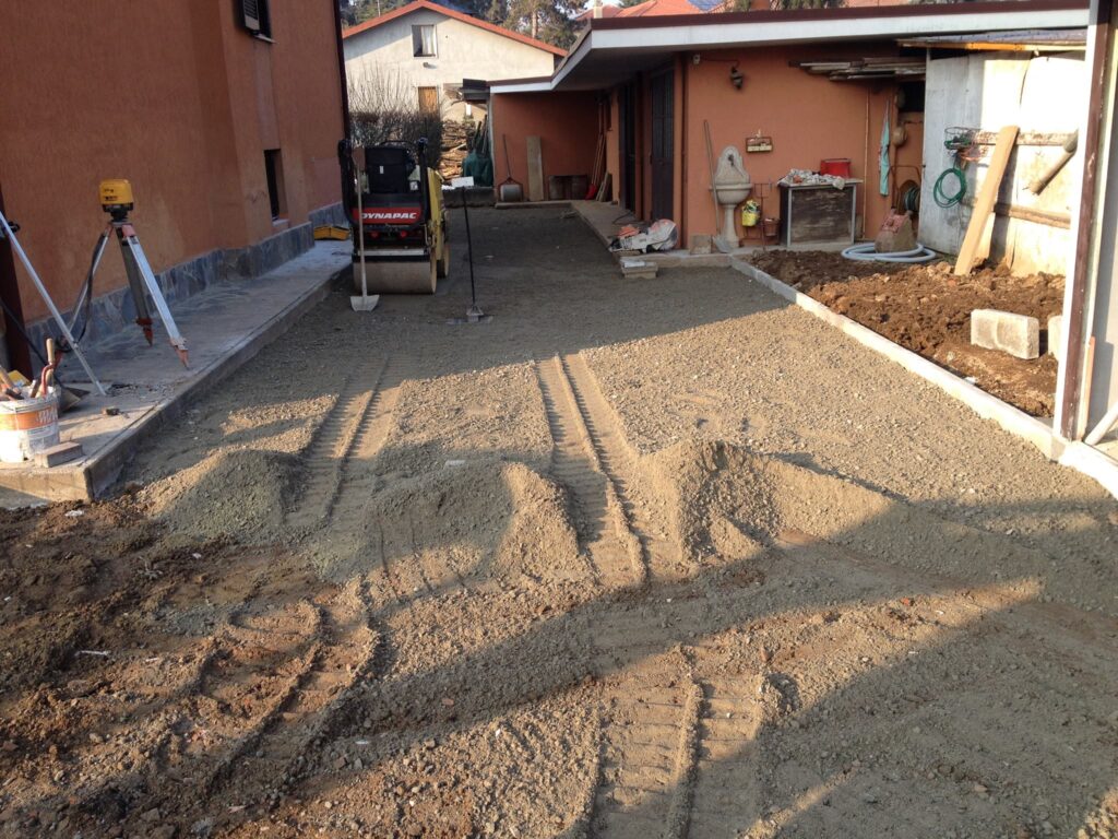 sottofondo pavimentazione